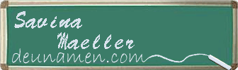 Savina Maeller Visitenkarte